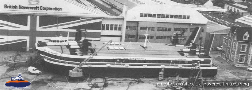 SRN4 stretched to Mark 3 - SUPER 4 in 1978-9 -  (credit: The <a href='http://www.hovercraft-museum.org/' target='_blank'>Hovercraft Museum Trust</a>).